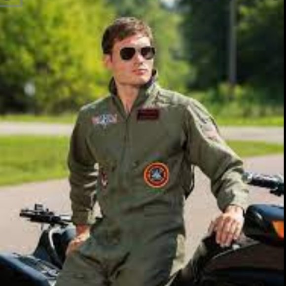 NWT TOP GUN Maverick/Goose Short Flight Suit OP-Costume - Picture 2 of 5